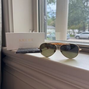 KREWE x Billy Reid Aviator Sunglasses